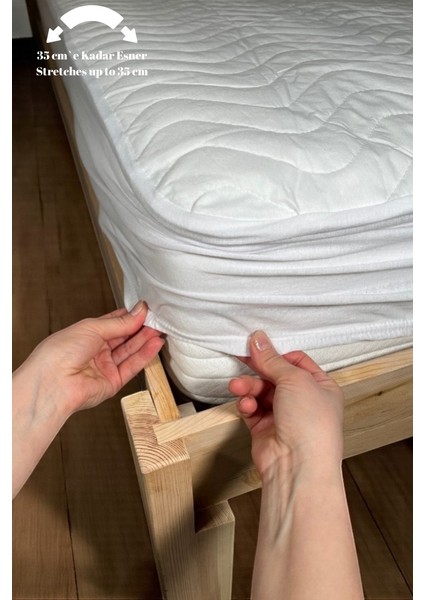 Kapitoneli Fitted Sıvı Geçirmez Yatak Koruyucu Alezi – Su-Sıvı Geçirmez, Terletmeyen – Tek / Çift modelleri