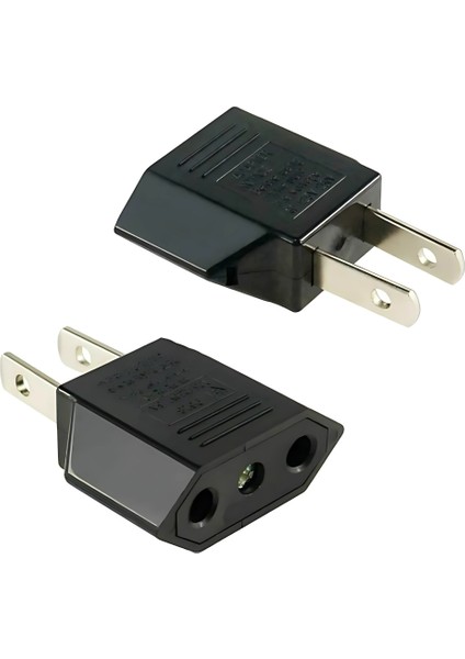 M007 Amerikan Priz Dönüştürücü/5 Adet-Türk Fişi Amerikan Sistemine Çeviren Adaptor Fiş