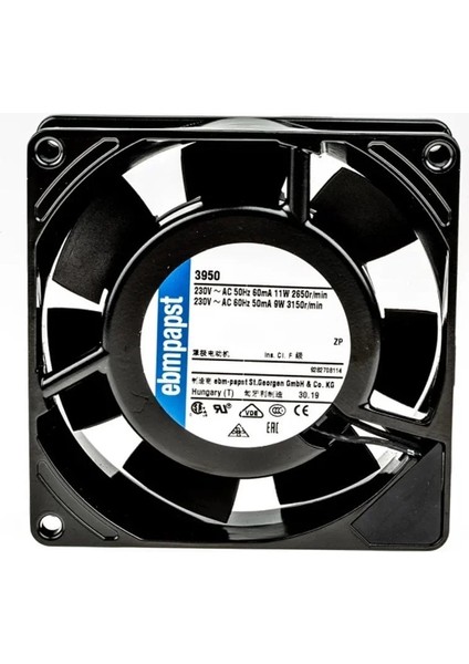 3950 92*92*25 Kompakt FAN 220V