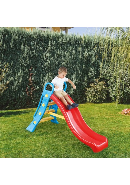 Büyük Su Kaydırağı Kırmızı | 24+ Ay | 77,5×165,5×104 cm | Su Bağlantılı & Standart Kullanım