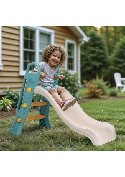 Junior Su Kaydırağı Yeşil | 24+ Ay Çocuk Kaydırak | 60,5 × 135 × 90 cm