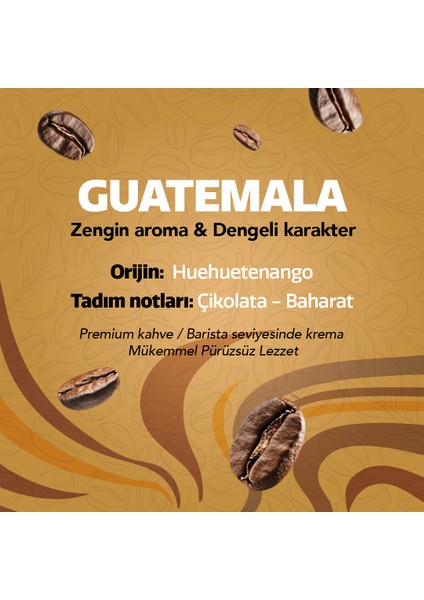 Guatemala Huehuetenango Öğütülmüş Filtre Kahve, %100 Arabica 250 G fırsatları
