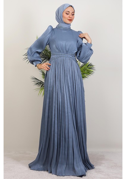 Meryem Boncuk Abiye Indigo fiyatları