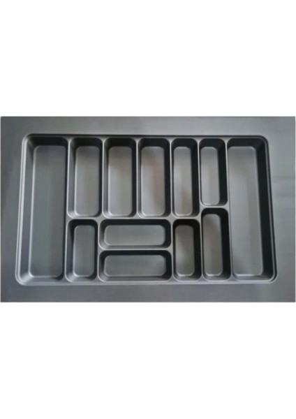 70 × 45 12 Gözlü Antrasit Kaşıklık