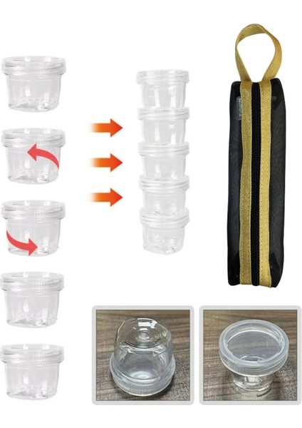 Küp Küp Baharatlık Saklama ve Taşıma Seti modelleri