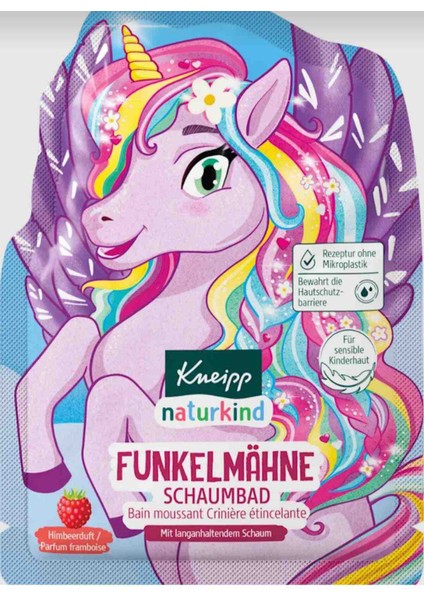 Kneipp Naturkind Alman Kalitesi Fulkelmahne Çocuklar Için Pembe Renkli Banyo Köpüğü 40ML