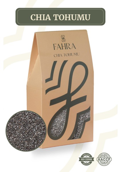 Chia Tohumu 250 G | Glutensiz – Yüksek Lif ve Omega 3 Kaynağı – Doğal Süper Gıda