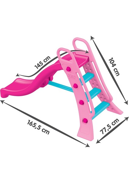 Büyük Su Kaydırağı Pembe | 24+ Ay | 77,5×165,5×104 cm | Su Bağlantılı & Standart Kullanım fırsatları