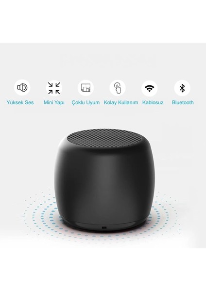 Ses Bombası Mini Bluetooth Hoparlör Mini Boyut Yüksek Ses Wireless Speaker fiyatları