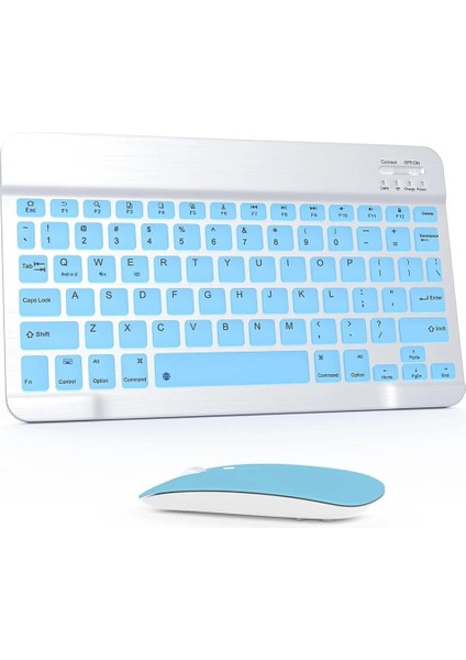 Klavye ve Mouse Seti Kablosuz Bluetooth Türkçe Q Ios/androidtablet Telefon Uyumlu Şarjlı