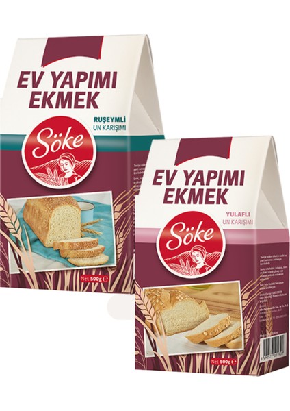 Ev Yapımı Ruşeymli ve Yulaflı Un Karışımı 2 x 500 2 Li Set
