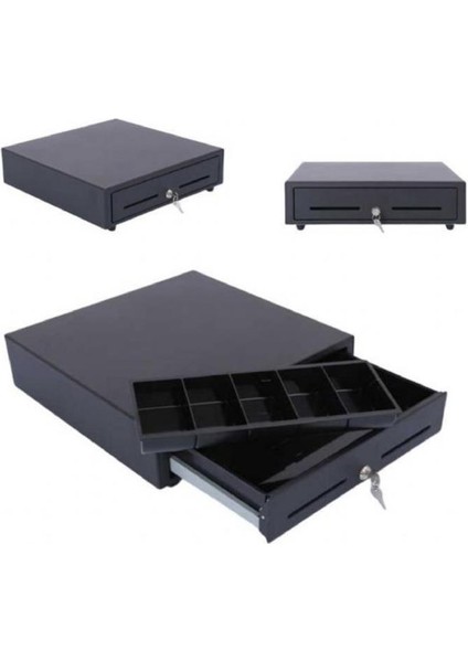 MK-410 Metal Para Çekmecesi 5 Gözlü Metal Mekanizma (41 x 41 x 11 Cm)