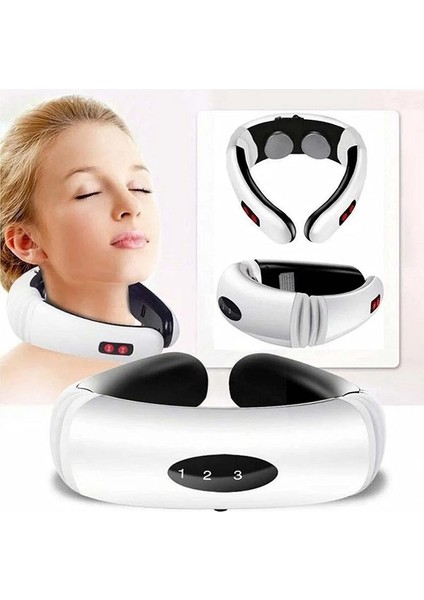 Masaj Boyun Omuz USB Şarjlı Masaj Aleti Fizik Tedavi Manyetik Boyun Ağrısı Cihazı Servikal fiyatları