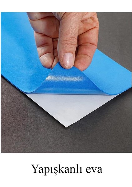 10 adet El Işi Için A4 Boyutunda (21 x 29,7 Cm) 10 Renk Yapışkanlı Eva fırsatları