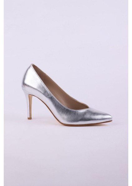 Hakiki Deri Rugan Topuklu Kadın Ayakkabısı 25HSY112 fırsatları