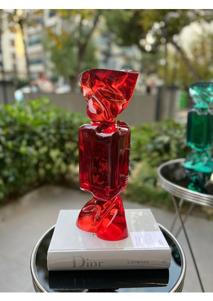 Reçine Şeffaf Kırmızı Şeker Obje fiyatları