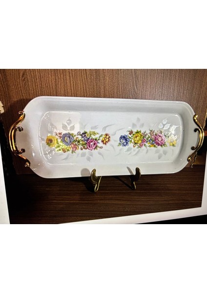 Limoges El Boyama Porselen Tepsi - 40 cm x 16 cm Ölçülerinde modelleri