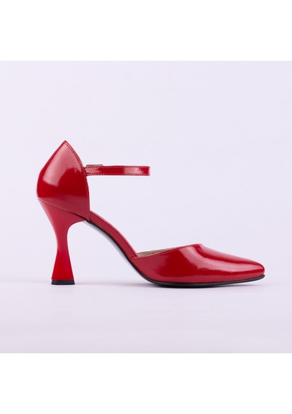 Hakiki Deri Rugan Topuklu Kadın Ayakkabısı 25HSY00KY indirimleri