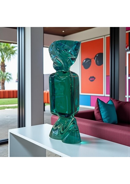 Reçine Şeffaf Şeker Obje