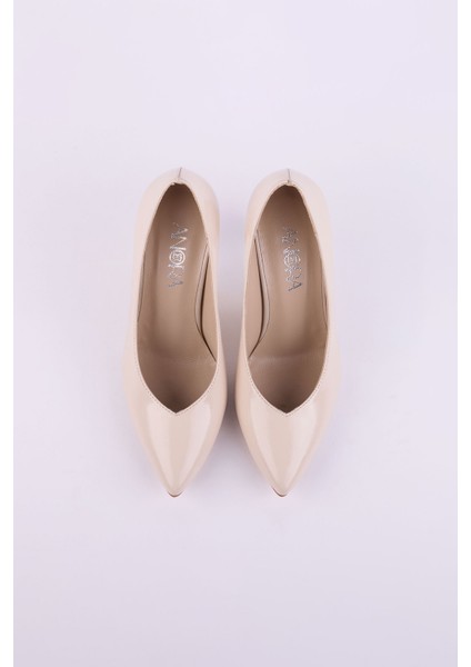 Hakiki Deri Rugan Topuklu Kadın Ayakkabısı 25HSY112 modelleri