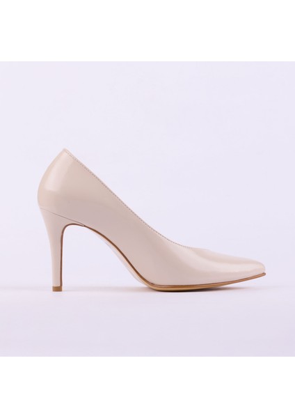 Hakiki Deri Rugan Topuklu Kadın Ayakkabısı 25HSY112 indirimleri