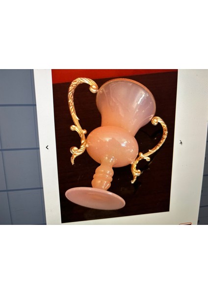 Opalin Vazo Pirinç Geçmeli 17,5 cm Boyunda fiyatları