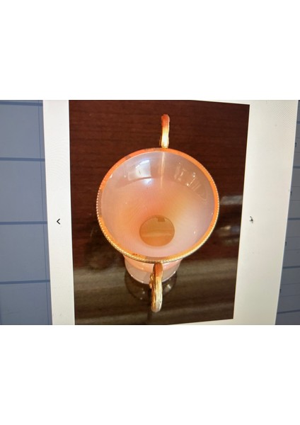 Opalin Vazo Pirinç Geçmeli 17,5 cm Boyunda fırsatları