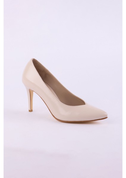 Hakiki Deri Rugan Topuklu Kadın Ayakkabısı 25HSY112 fiyatları