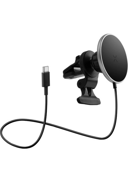 Magdrive 2in1 Izgara Klipsli ve Vantuzlu 15W Kablosuz Şarjlı Manyetik Magsafe Araç Tutucu - Siyah fiyatları