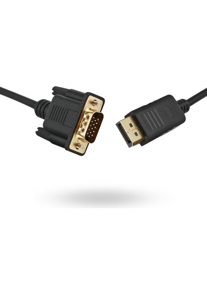 Büro Ev Ofis Cihazları Için 1.8mt Dp-Vga Çevirici Kablo