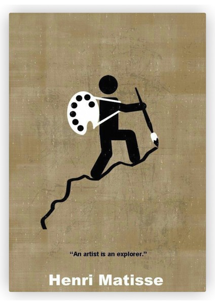 Matisse: An Artist Is An Explorer Ahşap Poster 20X29 cm