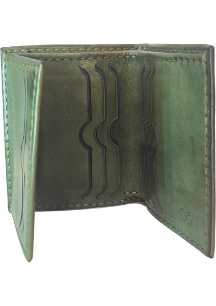 El Yapımı (HANDMADE) Kare Deri Erkek Cüzdan DUNE modelleri