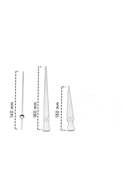Saat Mekanizması Akar Sessiz Askılı 3D Saatlerle Uyumlu Şaft Uzunluğu 14 mm fırsatları