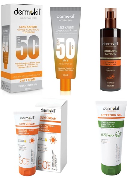 Yüksek Koruma 50+ Spf Güneş 4’lü Avantaj Set