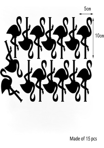 Duvar Özel Yeni Sticker Seti Dıy Flamingolar Şekilli Ev Duvar Dekoratif Çıkartmaları fiyatları