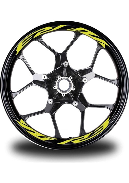 Revs Your Heart Yazılı Metalik Gri Arka Maşa Sticker Etiket Mode