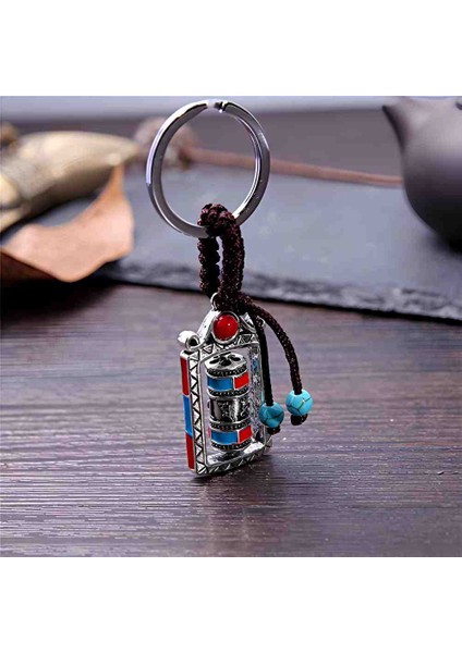 Feng Shui Şans Çarkı Anahtarlık Misttik Spiritüel Aksesuar Enerji Dengesi Koruma Metal Tılsımlı Uğur Sembolü modelleri