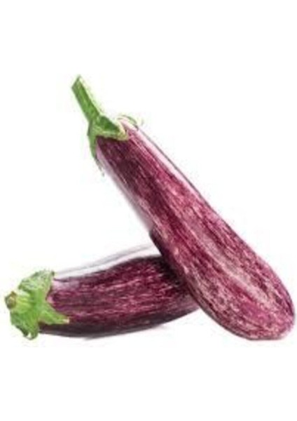 Naturel Manisa Çizgili Patlıcan Tohumu (20 Tohum)