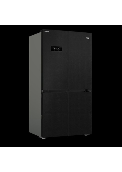 191572 Es Siyah Inox Gardrop Tipi Buzdolabı (Harvestfresh Teknolojisi)