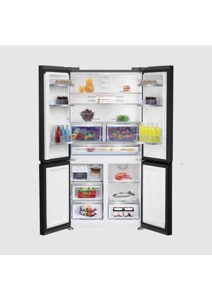 191572 Es Siyah Inox Gardrop Tipi Buzdolabı (Harvestfresh Teknolojisi) modelleri