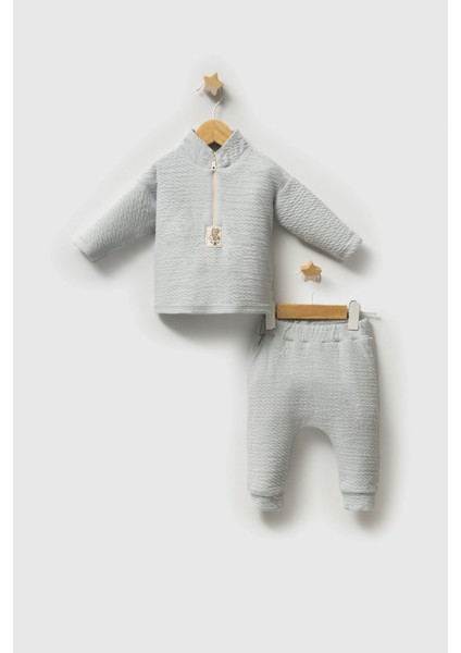 Erkek Bebek Daıly Elegance 2'li Takım Mavi Renk Mevsimlik