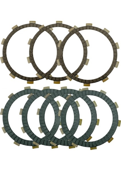 Dominar 250-400 Debriyaj Balatası Set (4 Kalın - 3 Ince - 10 Tırnak)