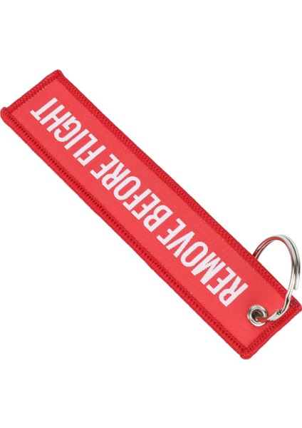Car-Styling Keyring Car Key Rings Keychains Remove Before Flight Interior Accessories Luggage Tag...