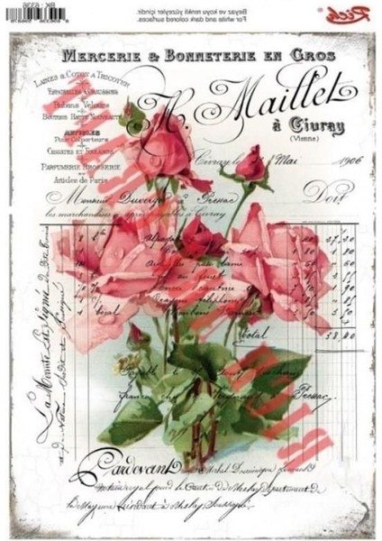 6336 Vintage Kolay Transfer 23X33 cm