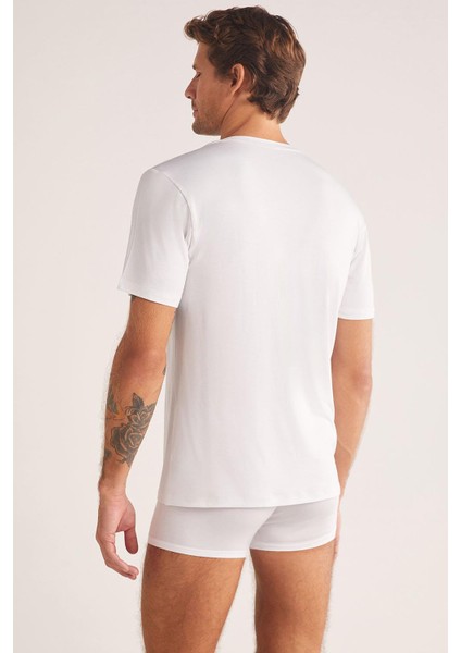 Emilio V Yaka Modal Erkek Tshirt Byz fiyatları