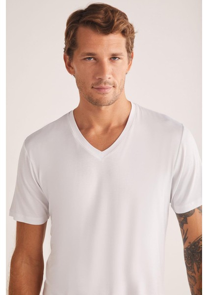 Emilio V Yaka Modal Erkek Tshirt Byz modelleri