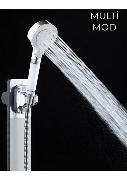 Masaj Başlıklı Filtreli Duş Başlığı + 5 Yedek Filtre | Basınç Artırıcı, Klor ve Kireç Önleyici, Saç ve Cilt Dostu modelleri