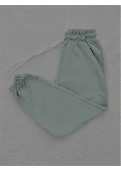 Premium Kalite Beli Bağcıklı Pamuklu Unisex Çocuk Eşofman Altı