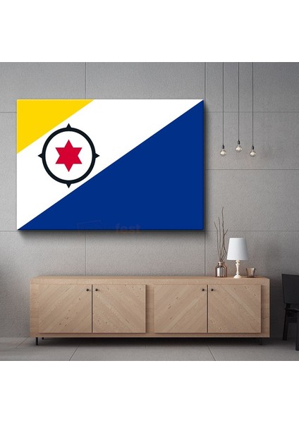 Bonaire Bayrağı - Kanvas Tablo
