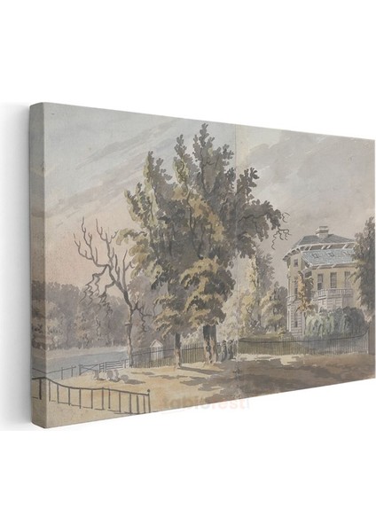 Thomas Girtin - Malikane Bahçesi Kanvas Tablo modelleri